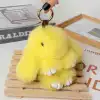 Cute bag pendant, imitation rex rabbit fur rabbit, little rabbit pendant, adorable rabbit pendant, plush dead rabbit pendant details Picture